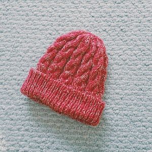 💖Host Pick💖Ozoc Pink Chunky Knit Beanie